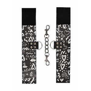 Shots Ouch Love Street Art Fashion Printed Handcuffs Buy in Singapore LoveisLove U4Ria 