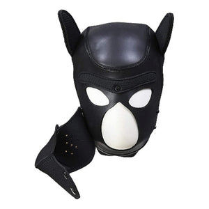 Shots Ouch! Puppy Play Hood Neoprene Black Buy in Singapore LoveisLove U4Ria