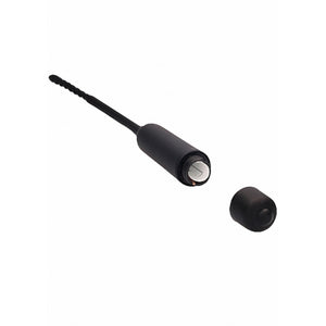 Shots Ouch! Urethral Sounding Silicone Vibrating Bullet Plug With Beaded Tip Buy in Singapore LoveisLove U4Ria 