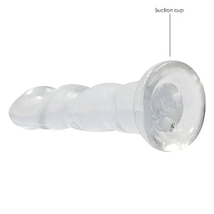 Shots RealRock Crystal Clear Non-Realistic Dildo With Suction Cup 7 Inch Buy in Singapore LoveisLove U4Ria 