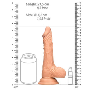 Shots RealRock Dong With Testicles 7 inches/17 cm or 8 inches/20 cm love is love buy sex toys in singapore u4ria loveislove