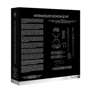 Shots Ouch Intermediate Bondage Kit Black Buy in Singapore LoveisLove U4Ria 
