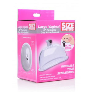 Size Matters Vaginal Pumping Cup Attachment 3.8 Inch Small or 5 Inch Large Buy in Singapore LoveisLove U4Ria 