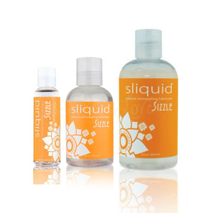 Sliquid Naturals Sizzle Water Based Stimulating Lube