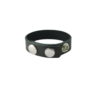 Spartacus Original Oiltan Leather Adjustable Cock Ring With Snap Fastener in Black Buy in Singapore LoveisLove U4Ria