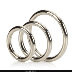 Spartacus Metal Nickel Cock Ring Set buy at LoveisLove U4Ria Singapore