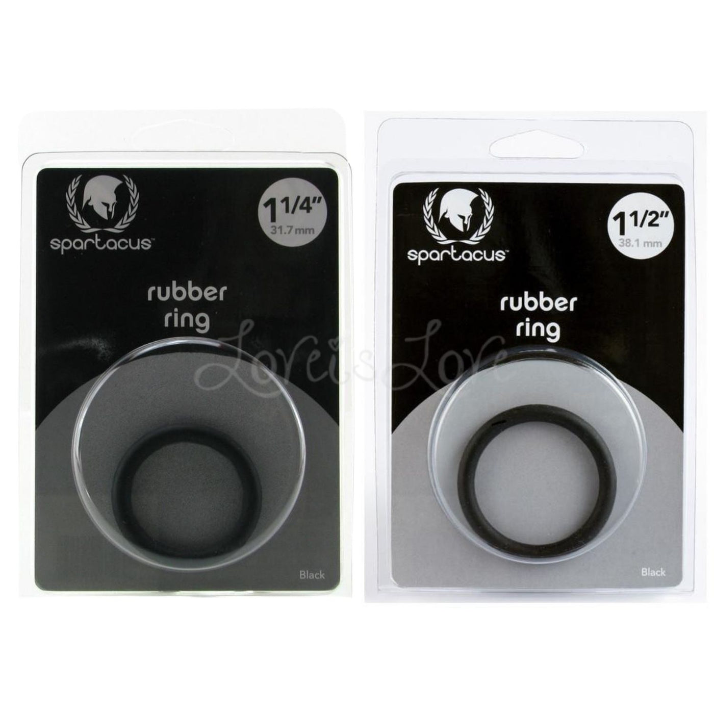 Spartacus Rubber C Ring 1.25 Inch 31.7 mm or 1.5 inch 38.1 mm