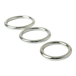 Sportsheets Seamless Metal O-Ring 3 Pack (1.5 and 1.75 and 2 Inches) buy at LoveisLove U4Ria Singapore