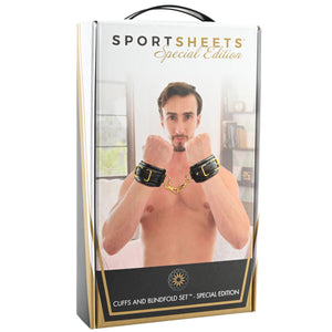 Sportsheets Special Edition Cuffs and Blindfold Set Buy in Singapore LoveisLove U4Ria 