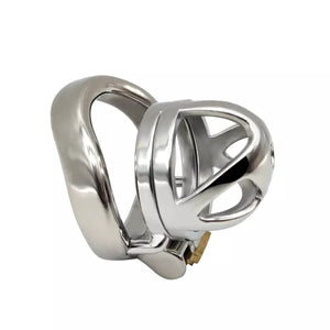 Stainless Steel Curved Ring Chastity Cock Cage with 45 mm Ring love is love buy sex toys singapore u4ria