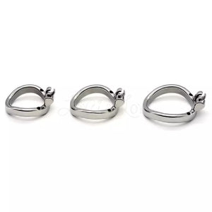 Stainless Steel Curved Ring for Chastity Cages 40 mm or 50 mm love is love buy sex toys singapore u4ria