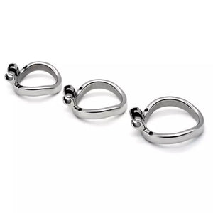 Stainless Steel Curved Ring for Chastity Cages 40 mm or 50 mm love is love buy sex toys singapore u4ria