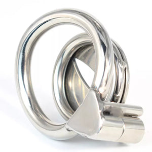 Stainless Steel Mini Sissy Chastity Cage with 45 mm Ring love is love buy sex toys singapore u4ria