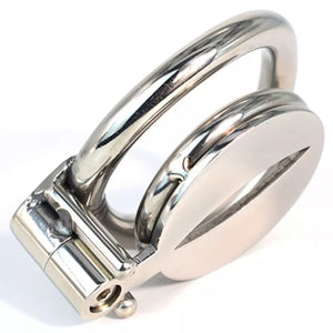 Stainless Steel Mini Sissy Chastity Cage with 45 mm Ring love is love buy sex toys singapore u4ria