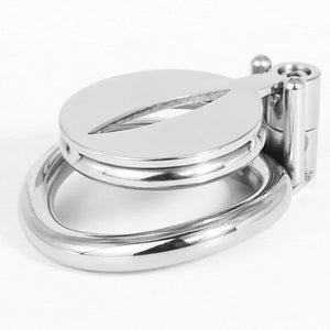 Stainless Steel Mini Sissy Chastity Cage with 45 mm Ring love is love buy sex toys singapore u4ria