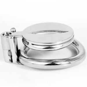 Stainless Steel Mini Sissy Chastity Cage with 45 mm Ring love is love buy sex toys singapore u4ria