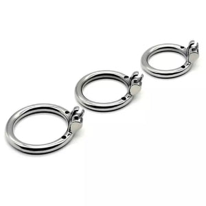 Stainless Steel Ring for Chastity Cages 40 mm or 50 mm love is love buy sex toys singapore u4ria