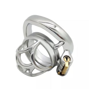 Stainless Steel Short Lock Chastity Cock Cage with 45 mm Ring love is love buy sex toys singapore u4ria