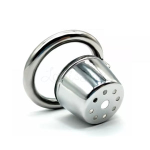 Stainless Steel Small Anti Pull-out Chastity Cage with 45 mm Ring love is love buy sex toys singapore u4ria