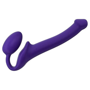 Strap-On-Me Semi Realistic Bendable Strap-On Silicone Dildo Purple Size S or M or L buy in Singapore LoveisLove U4ria