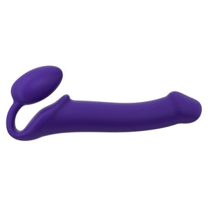 Strap-On-Me Semi Realistic Bendable Strap-On Silicone Dildo Purple Size S or M or L buy in Singapore LoveisLove U4ria