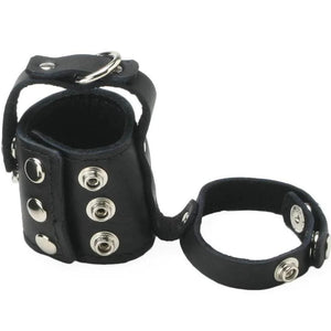 Strict Leather Cock Strap And Ball Stretcher (Good Reviews)