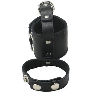 Strict Leather Cock Strap And Ball Stretcher (Good Reviews)