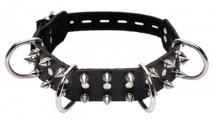 Strict Leather Lockable Spiked Dog Collar (Good Reviews)