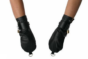 Strict Leather Bondage Locking Mittens buy at LoveisLove U4Ria Singapore