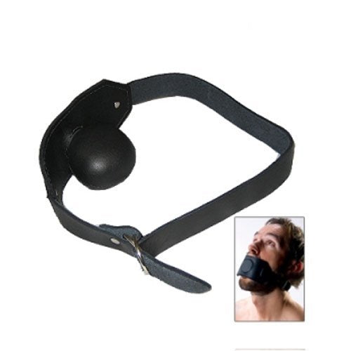 Leather Stuffed Mouth Gag Small (Good Reviews)