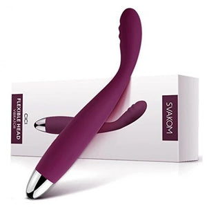 Svakom Cici Soft Flexible Curved Finger G-spot & Anal Prostate Vibrator Violet buy at LoveisLove U4Ria Singapore