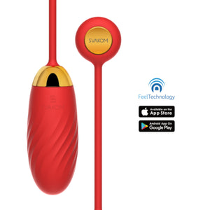 Svakom Ella Neo Interactive Vibrating Bullet with App Red Buy in Singapore LoveisLove U4Ria 