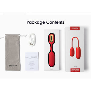 Svakom Muse Rhythm Based Music Vibrator Red Buy in Singapore LoveisLove U4Ria 