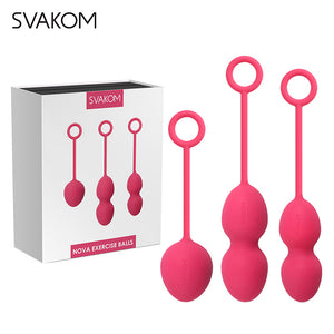 Svakom Nova Silicone Exercise Ben Wa Balls