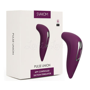 Svakom Pulse Union App-Controlled Suction Stimulator love is love buy sex toys in singapore u4ria loveislove