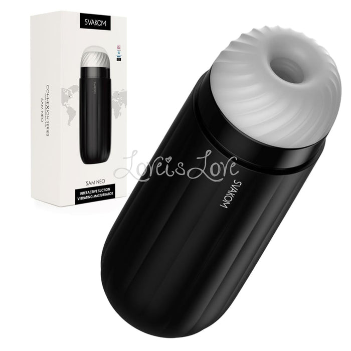 Svakom Sam Neo Interactive Suction & Vibration Masturbator with APP