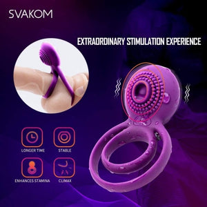Svakom Tammy Double-Ring Vibrator Specifically Designed for Couples