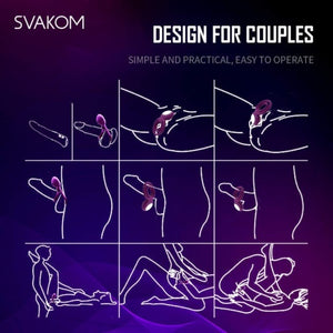 Svakom Tammy Double-Ring Vibrator Specifically Designed for Couples