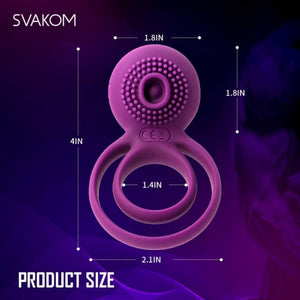 Svakom Tammy Double-Ring Vibrator (Authorized Dealer)(Specifically Designed for Couples)