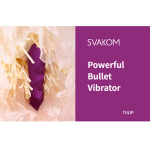 Svakom Tulip Powerful Bullet 10 Modes Vibrator Black or Violet  Buy in Singapore LoveisLove U4Ria 