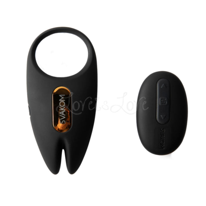 Svakom Winni 2 Wearable Remote Control Vibrating Penis Ring Black