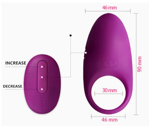 Svakom Winni Wearable Remote Control Vibrating Penis Ring (Specifically Designed for Couples)