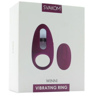 Svakom Winni Wearable Remote Control Clitoris Stimulating Vibrating Penis Ring Violet buy at LoveisLove U4Ria Singapore