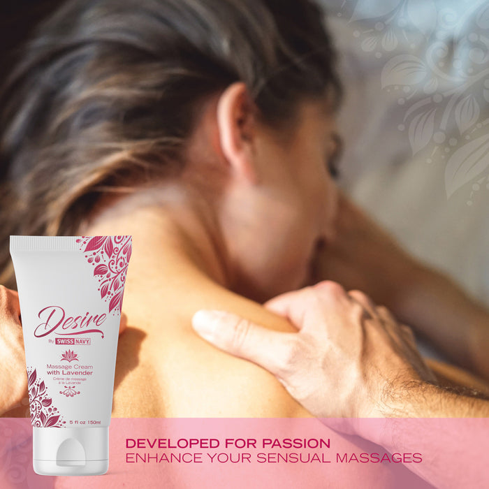 Swiss Navy Desire Massage Cream with Lavender 5 fl oz 150 ml