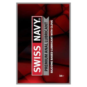 Swiss Navy Silicone Anal Lubricant 5ml or 1 oz or 2 oz or 4 oz or 8 oz or 16 oz -Anal Lubes & Creams Swiss Navy Buy In Singapore u4ria Love is Love Sex Toys