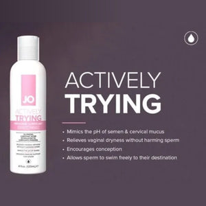 System Jo Actively Trying (TTC) Fertility Friendly Lubricant 120 ml / 4 fl oz Buy in Singapore LoveisLove U4Ria