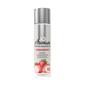 System Jo Aromatix Scented Massage Oil Strawberry 120 ml / 4 fl oz Buy in Singapore LoveisLove U4Ria