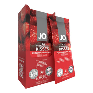 System Jo H2O Flavored Lubricant 12 Foil Packs Strawberry Kisses 10 ml / 0.33 fl oz Buy in Singapore LoveisLove U4Ria