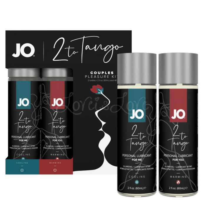 System JO 2 to Tango Couples Pleasure Kit Personal Lubricant Gift Set (Expiry 12/2024)