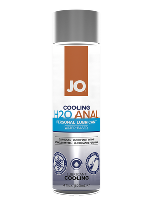 System JO H2O Anal Cool Water Based Lubricant 2 OZ or 4 OZ